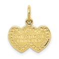 thumbnail image 1 of 10k YOU & ME FOREVER HEART CHARM, 1 of 1