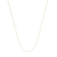 thumbnail image 1 of 10k Yellow Gold 0.55mm Box Chain Necklace Lobster Lock Closure - 1.0 Grams - 16 Inch, 1 of 3