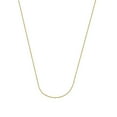 thumbnail image 1 of 10k Yellow Gold 0.85mm Light Weight Rope Chain Necklace Lobster Claw Closure - 1.0 Grams - 20 Inch, 1 of 3