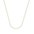 thumbnail image 1 of 10k Yellow Gold 1.2mm Light Weight Rope Chain Necklace 5.5mm Spring Ring Closure - 18 Inch, 1 of 3
