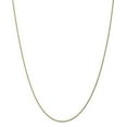 thumbnail image 1 of 10k Yellow Gold 1.2mm Sparkle-Cut Rope Chain - 1.9 Grams - 16 Inch - Lobster Claw, 1 of 4
