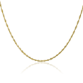 thumbnail image 1 of 10K Solid Yellow Gold 1.4mm Singapore Chain Necklace, 1 of 4