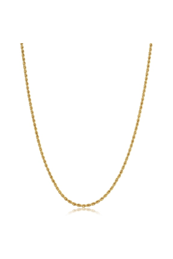 Rope Chain 10k Yellow Gold - 14 Inch