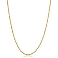 thumbnail image 1 of KoolJewelry 10k Yellow Gold 1.8mm Rope Chain Necklace (18 inch), 1 of 6