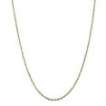 thumbnail image 1 of 10k Yellow Gold 1.8mm Sparkle-Cut Extra-Lite Rope Chain Necklace - 3.5 Grams - 20 Inch, 1 of 4
