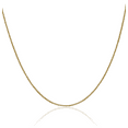 thumbnail image 1 of 10K Solid Yellow Gold 1mm Box Link Chain Necklace, 1 of 4