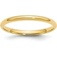 thumbnail image 1 of 10k Yellow Gold 2.2mm Lightweight Comfort Fit Wedding Band Size 11.5 - Ring Size 11.5, 1 of 6
