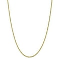 thumbnail image 1 of 10k Yellow Gold 2.5mm Sparkle-Cut Rope Chain - 12.4 Grams - 30 Inch - Lobster Claw, 1 of 4
