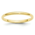thumbnail image 1 of 10k Yellow Gold 2mm Half Round Band Size 12, 1 of 1