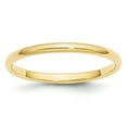 thumbnail image 1 of 10k Yellow Gold 2mm Half Round Wedding Band Size 13.5, 1 of 1