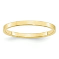 thumbnail image 1 of 10k Yellow Gold 2mm Lightweight Flat Band Size 9.5, 1 of 1