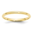 thumbnail image 1 of 10k Yellow Gold 2mm Ltw Comfort Fit Band Size 10 Ring, 1 of 2
