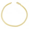 thumbnail image 1 of KoolJewelry 10k Yellow Gold 3.3mm Herringbone Bracelet (7.5 inch), 1 of 4