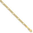thumbnail image 1 of 10k Yellow Gold 3.5mm Semi-Solid Figaro Chain, 1 of 4