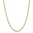 thumbnail image 1 of 10k Yellow Gold 4.75mm Figaro Chain Necklace - with Secure Lobster Lock Clasp 18", 1 of 6