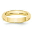thumbnail image 1 of 10k Yellow Gold 4mm Half Round Band Size 7.5 Ring, 1 of 2
