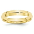 thumbnail image 1 of 10k Yellow Gold 4mm Knife Edge Comfort Fit Band Size 8.5, 1 of 1