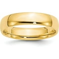 thumbnail image 1 of 10k Yellow Gold 5.2mm Lightweight Comfort Fit Wedding Band Size 9 - Ring Size 9.0, 1 of 6