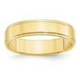thumbnail image 1 of 10k Yellow Gold 5mm Flat with Step Edge Band Size 12.5, 1 of 1