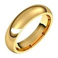 thumbnail image 1 of 10k Yellow Gold 5mm Polished Comfort-Fit Band Ring Size 8.5 Ring for Women and Men - 6.8 Grams, 1 of 2