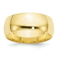 thumbnail image 1 of 10k Yellow Gold 8mm Lightweight Comfort Fit Band Size 11.5, 1 of 2
