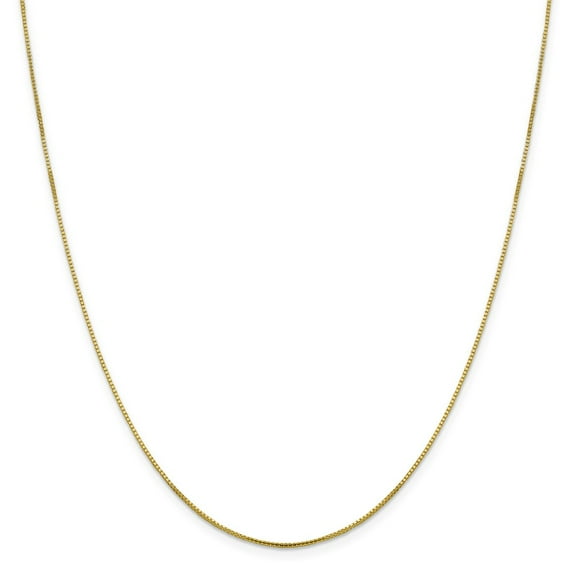 10K .95mm Sparkle Octagonal Box Chain