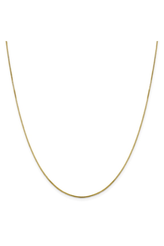 10k Yellow Gold .95 mm Octagonal Sparkle Box