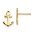 thumbnail image 1 of 10k Yellow Gold Anchor Post Earrings, 1 of 1