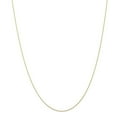 thumbnail image 1 of 10k Yellow Gold Carded Cable Rope Chain Necklace - .4 Grams - 20 Inch - 0.5mm - Spring Ring, 1 of 2
