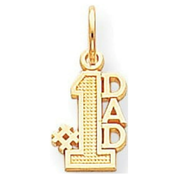 10k Yellow Gold Dad Charm