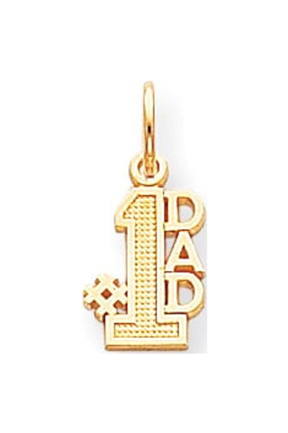 10k Yellow Gold Dad Charm