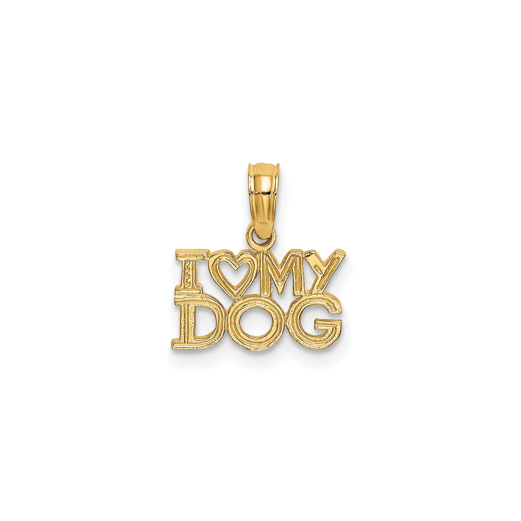 I Love My Dog Charm 791263CZ main image 0