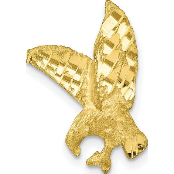 10k Yellow Gold EAGLE CHARM (11x20mm) Pendant / Charm
