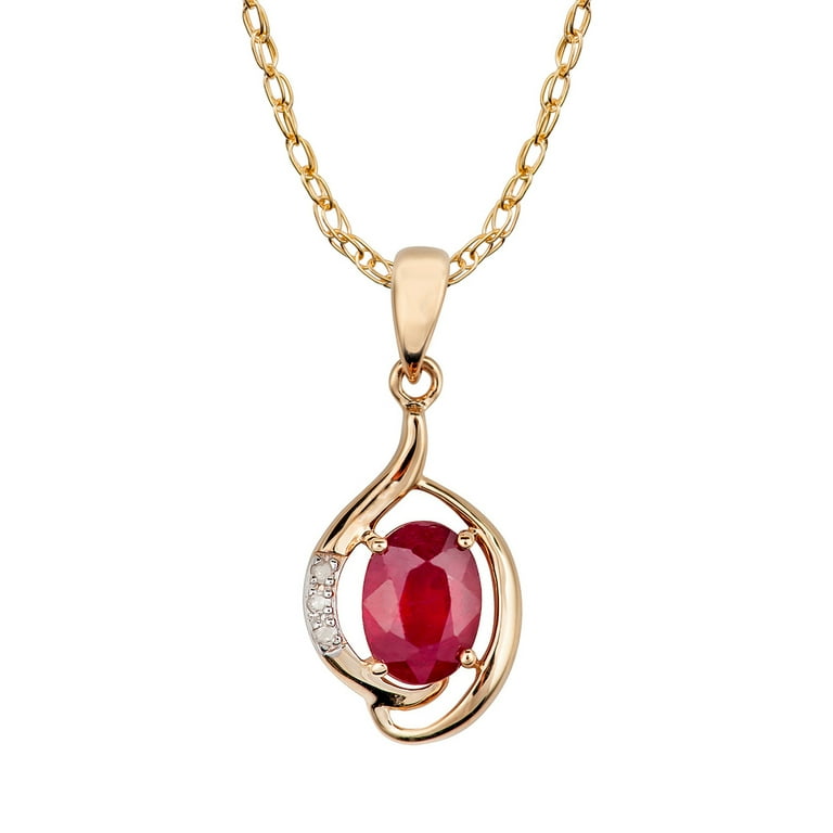 Ruby necklace walmart sale