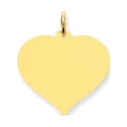 thumbnail image 1 of 10k Yellow Gold Heart Disc Charm, 1 of 3