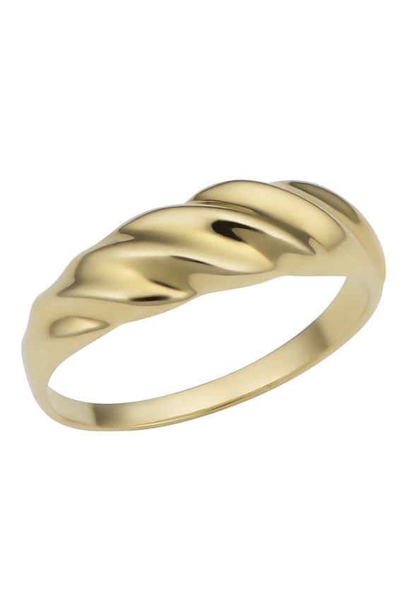 KoolJewelry 10k Yellow Gold High Polish Ring