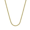 thumbnail image 1 of 10k Yellow Gold Hollow Rope Chain Necklace 2.9mm Lobster Claw Closure - 2.9 Grams - 18 Inch, 1 of 3