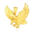 thumbnail image 1 of 10k Yellow Gold Landing Eagle Pendant Flying Bird Charm, 1 of 2