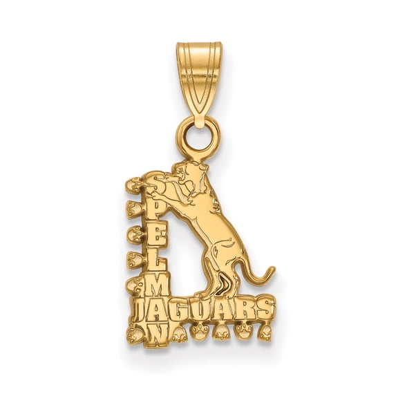 10k Yellow Gold LogoArt Official Licensed Collegiate Spelman College (SC) Small Pendant