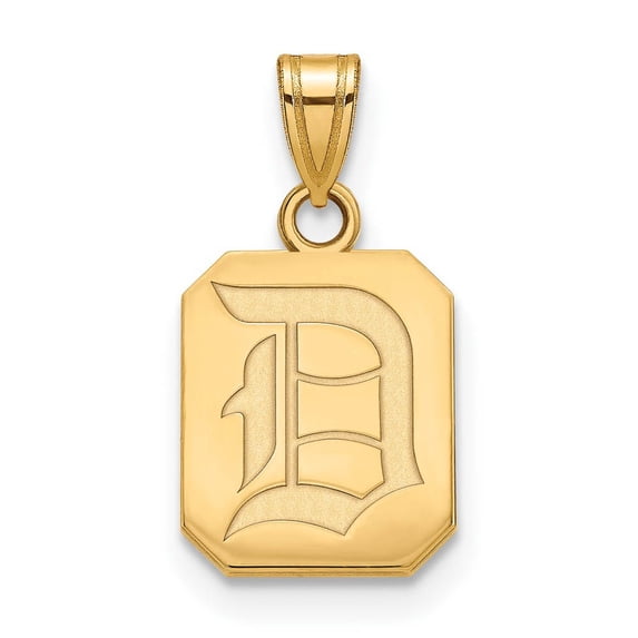 10k Yellow Gold LogoArt Official Licensed Collegiate Duquesne University Small Pendant