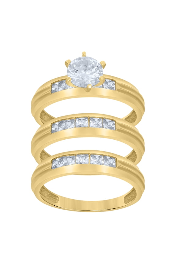 10k Yellow Gold Mens Purple White Cubic-Zirconia Head Panther Animal Wildlife Ring