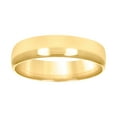thumbnail image 1 of 10k Yellow Gold Mens Womens Unisex Wedding Band Regular Fit 5mm Size 6 Wedding Band for Men, 1 of 2