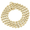 thumbnail image 1 of 10k Yellow Gold Moon Cut Style Link New Solid Chain Necklace (5mm) 40", 1 of 9