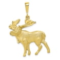 thumbnail image 1 of 10k Yellow Gold Moose Charm Pendant, 1 of 7