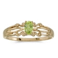thumbnail image 1 of 10k Yellow Gold Oval Peridot Ring, 1 of 2