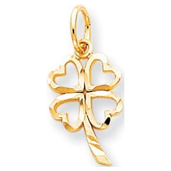 10k Yellow Gold SHAMROCK CHARM