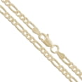 thumbnail image 1 of 10k Yellow Gold Solid Figaro Link Chain 2.6mm Necklace 22" Jewelry Female Unisex, 1 of 5