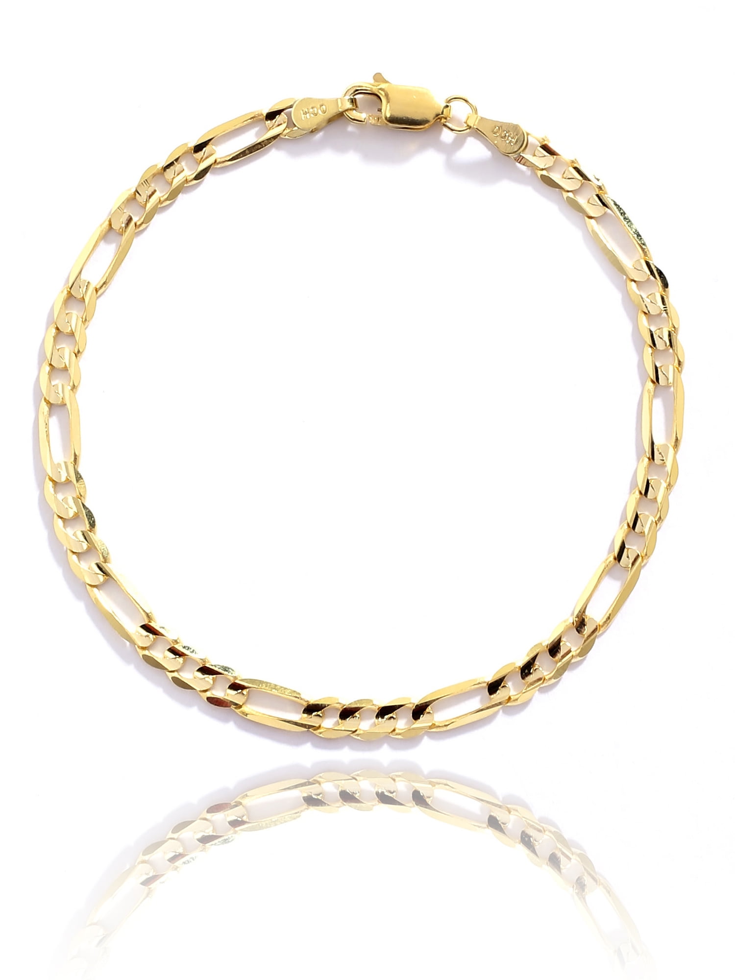 10K Real Gold Ankle Bracelet, Solid Gold Curb Link Ankle Bracelet, Everyday Gold  Jewelry, Figaro Anklet, Singapore Rope Anklet, Stamped 10K - Etsy