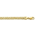 thumbnail image 1 of 10k Yellow Gold Solid Polished Fancy Link Bracelet 8 Inch 6mm Lobster Claw Link Bracelet for Women, 1 of 2