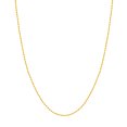 thumbnail image 1 of 10k Yellow Gold Sparkle-Cut Rope Chain Necklace 1.56mm Lobster Claw Closure 18 Inch Chain Necklace for Women and Men, 1 of 2